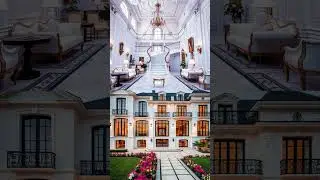 Graceful Neo-Classical Architecture: A Symphony of White and Luxury #shorts #architecture