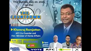 THE COUNTDOWN SHOW WITH GUESTS KHAMRAJRAMJATTAN AND LAURA GEORGE