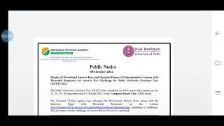 DUET 2021 Question paper's and answer key out