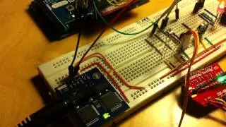 Test of EMIC2 TTS Module on Arduino Mega
