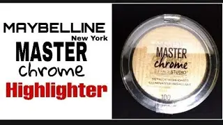 *NEW* MAYBELLINE MASTER CHROME METALLIC HIGHLIGHTER MOLTEN GOLD REVIEW