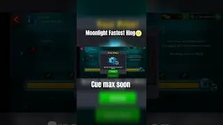 NEW Moonlight Win Streak Ring ⚡ Cue Max 🔥 #8ballpool #8bptrickshots #8ballpoolfreecoins #million
