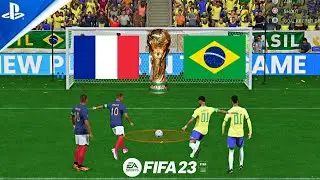 FIFA 23 MBAPPE V NEYMAR FIFA WORLD CUP FINAL PENALTY SHOOTOUT
