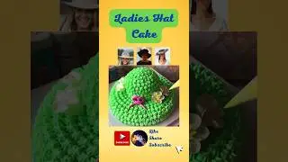 Ladies Hat Cake 🔥🔥🔥 #shorts #cakedecorating #alianunlimited