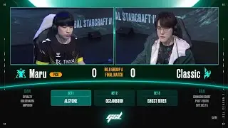 [2024 GSL S1] Ro.8 Group A Match5 Maru vs Classic