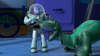 Toy Story - Buzz Teaching Rex to ROAAAARRRR!!! | Sponsored by Gamavission Csupo Effects 