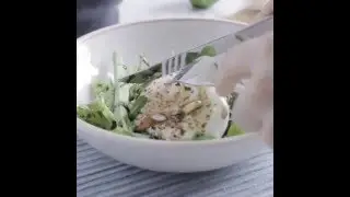 Easy Poached Egg Arugula Salad