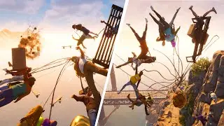 Goat Simulator 3  Ragdolls Funny Moments Crash/Jumps/Fails (Euphoria Physics) GOATFULYT