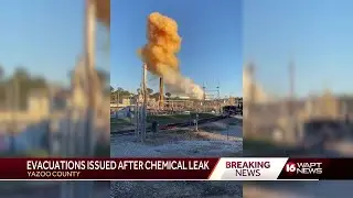 Evacuations ordered after ammonia leak at Yazoo County plant; all workers accounted for