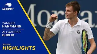 Yannick Hanfmann vs Alexander Bublik Highlights | 2021 US Open Round 1