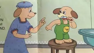 Pepper Brushes his teeth in English