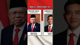 Wakil Presiden RI dari masa ke masa #wakilpresiden #marufamin #gibranrakabumingraka #presidenri