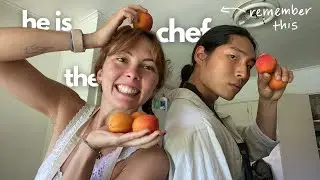 Couples Cooking Challenge: was it actually fair? 🍑🔥| 국제커플 요리 대결 ❤️🇦🇺🇰🇷: 우리 너무 웃겨서 멈출 수 없어요!🍳🤣