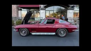 Прекрасный Chevrolet C2 Corvette 427 Tri-Power 1967 года #автомобили #спортивныеавтомобили #класс...