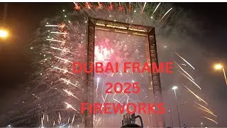 Dubai Frame New Year 2025 Fireworks/ Fireworks Dubai Frame / Fireworks 2025 Dubai Frame/ Uae