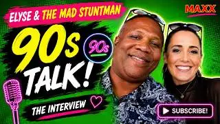 MAXX Singer Elyse with Mark Quashie (The Mad Stuntman) from Reel to Real #interviews #eurodance4ever