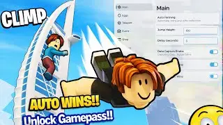Script Climb and Jump Tower - Auto Coins, Auto Wins, Buy Wings, Auto Claim Event, Unlock Gamepass