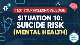 TEST YOUR NCLEX KNOWLEDGE - SITUATION 10 SUICIDE RISK MENTAL HEALTH