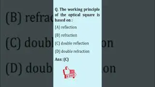 principle of optical square  | Surveying mcq #shorts