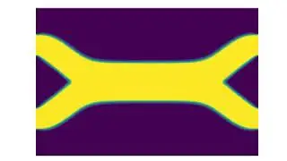 Stokes flow topology optimisation for a double pipe configuration.