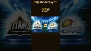 GT vs MI dream 11 prediction | GT vs MI dream 11 fantasy analysis #mumbai #gujrattitans #dream11 #1