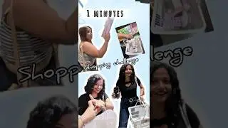 1min shop challenge ❤️|| stay tune  for content #fashion #miniso #funny #shopping @rivadas12