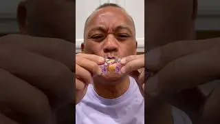 👂 ASMR AMERICA&rsquo;S ORIGINAL DUBBLE BUBBLE GUM BALL EXTRA SOUR ORANGE FLAVOR EATING SOUNDS 👂 #asmr
