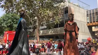 Ball del 70é aniversari dels gegants del Poble Nou