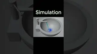 Fluid Simulation of Sink, Designed in SolidWorks