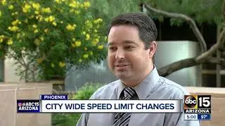 Phoenix roads getting new speed limits
