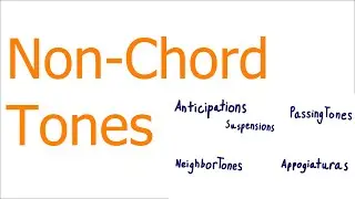 Non Chord Tones | Theory in 3