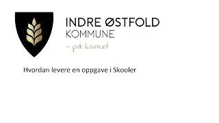 Hvordan levere en oppgave i Skooler