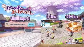 Blue Archive Global - Rowdy and Cheery Rerun Challenge 3 (3 Star & 120 Sec Clear)