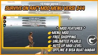 Survive on raft crafting in the ocean apk Mod MENU versi 344 terbaru!!
