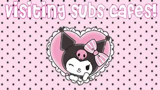Visiting Subscribers Cafes! | Roblox My Hello Kitty Cafe Tours | Riivv3r