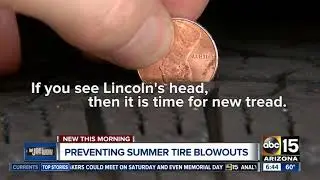 Preventing summer tire blowouts
