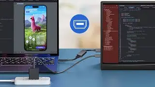 How to connect the monitor to laptop with mini DP port?