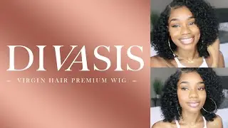 CURLY BOB WIGS 丨 HUMAN HAIR LACE WIGS 丨 DIVASIS HAIR