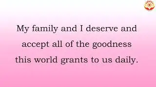 Today's Powerful Affirmation & Gratitude: 29 January : Manifesting Miracles for me and my family