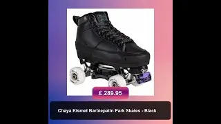 Chaya Kismet Barbiepatin Park Skates - Black