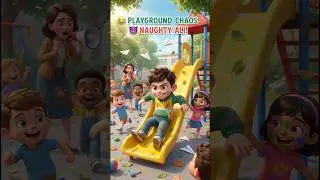 Naughty Ali at the School Playground #naughtyali#shorts #shortvideo #cartoon