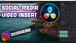 Easy Social Media Video Insert In Davinci Resolve | All Done In The Edit Tab
