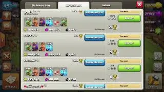 Th9 farming army without losing throphies