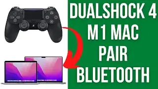 How To Pair DualShock 4 Controller M1 MacBook Air/Pro Bluetooth PlayStation macOS Monterey