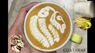 Latte Art | GOAT HEAD | Barista | Advance FreePour Latte Art | Coffee | A-L-A