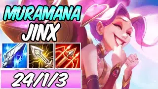 BROKEN ONE-SHOT | KOREAN MURAMANA JINX ADC FULL CRIT S+ | New Build & Runes | League of Legends