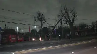 Raw video: Driver dies after slamming into power pole along Airline Drive, sheriff says
