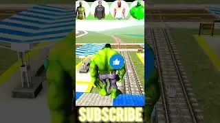 ALL Characters💀Jump Challenge 🤯🚂 | IN Indian🏍Driving 3D 🔥 || Character 🆚️ Train ||#shorts #gaming
