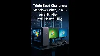 Испытание тройной загрузки — Windows Vista, 7 и 8 на системе Haswell 4-го поколения.
