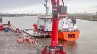 Mammoet load out Aasta Hansteen Living Quarters